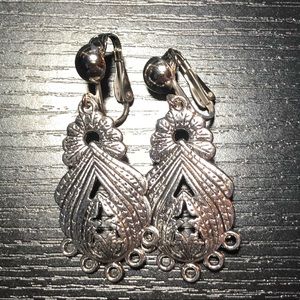 Clip On Dangling Earrings